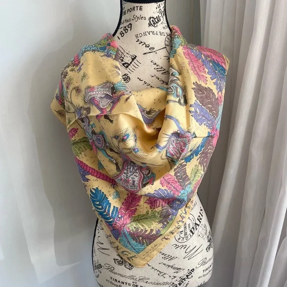 Rare 1940’s Emilio Pucci Guido Ravasi Scarf - Picture 3 of 13